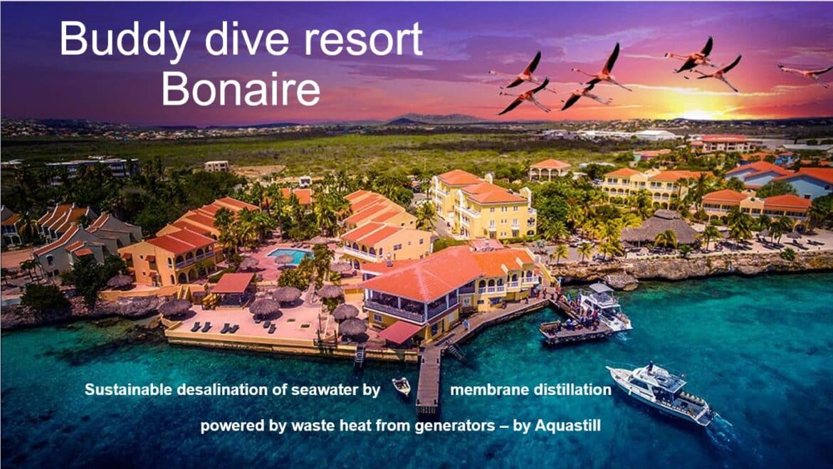 Aquastill groundbreaking project Bonaire - the dive resort